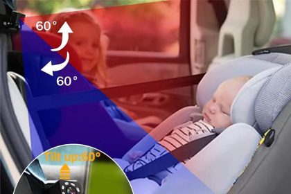 car baby monitor: camera angle display